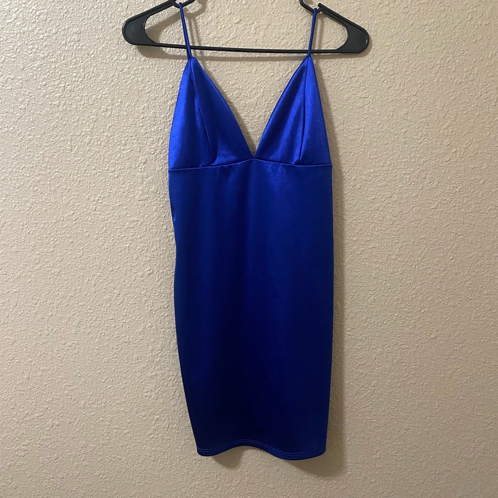 Royal Blue Fashion Nova Dress Size Medium